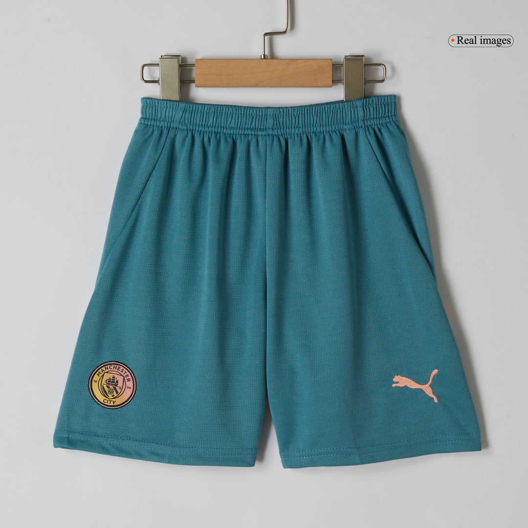 Kids Manchester City Fourth Jersey Kit