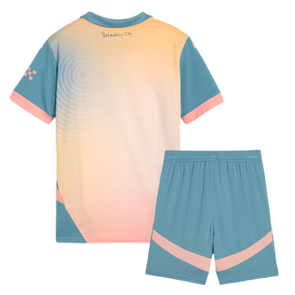 Kids Manchester City Fourth Jersey Kit