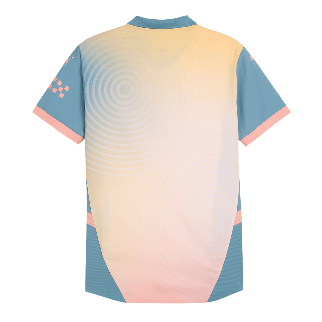 Manchester City Definitely City Fourth Match Jersey Player Version