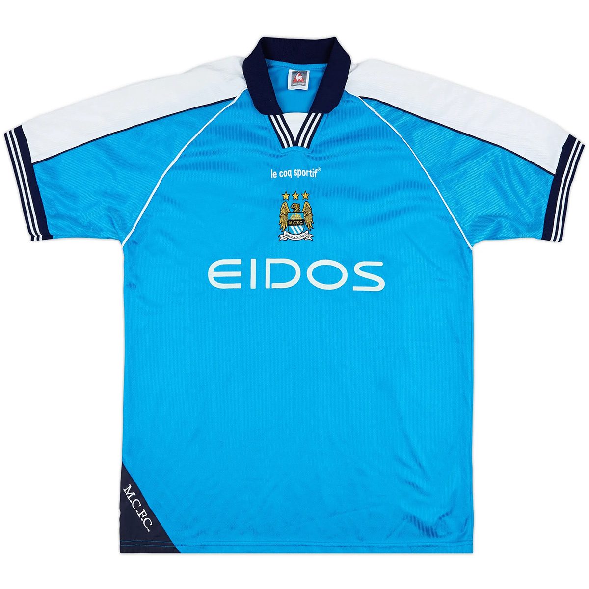 Dickov #9 Retro Manchester City Home Jersey 1999/01