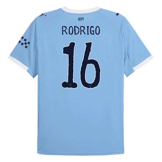 RODRIGO #16 Manchester City Home Jersey 2025/26 - Club World Cup [Super Replica]