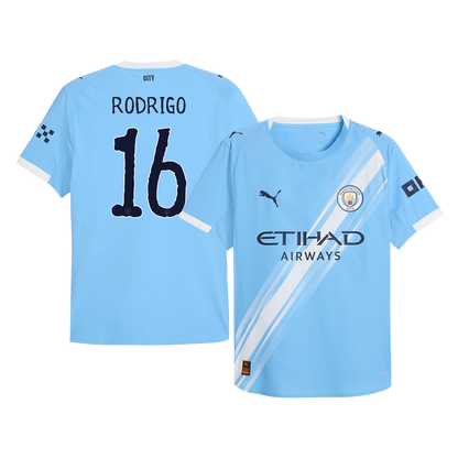 RODRIGO #16 Manchester City Home Match Jersey Player Version 2025/26 - Club World Cup