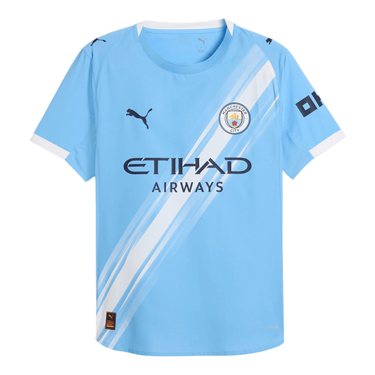 REIJNDERS #4 Manchester City Home Match Jersey Player Version 2025/26