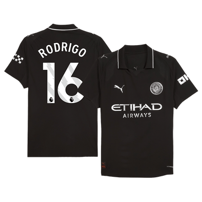 RODRIGO #16 Manchester City Away Match Jersey Player Version 2025/26
