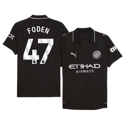 FODEN #47 Manchester City Away Match Jersey Player Version 2025/26