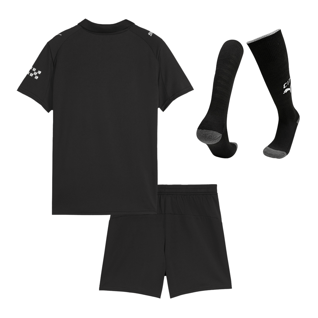 Kids Manchester City Away Jersey Full Kit 2025/26
