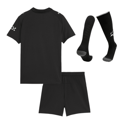 Kids Manchester City Away Jersey Full Kit 2025/26