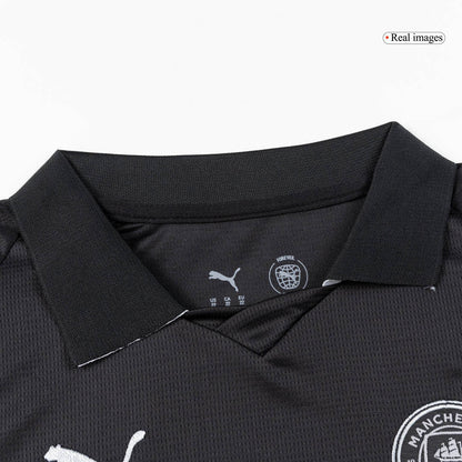 Kids Manchester City Away Jersey Full Kit 2025/26
