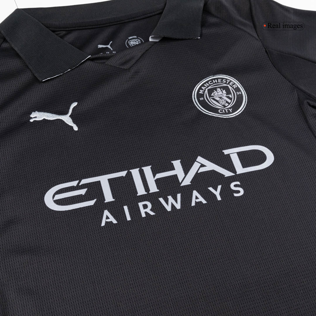 Kids Manchester City Away Jersey Full Kit 2025/26