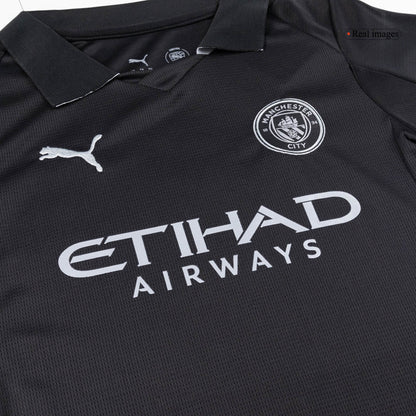 Kids Manchester City Away Jersey Full Kit 2025/26