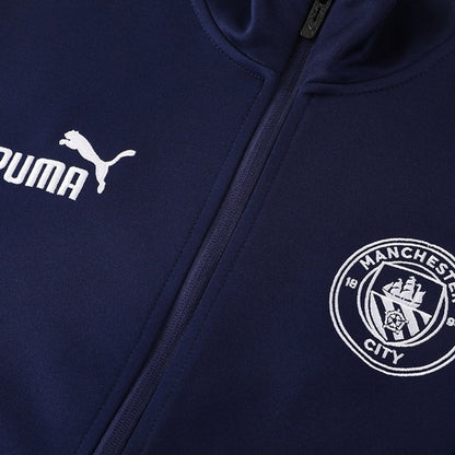 Manchester City Training Tracksuit Kit(Jacket+Pants) Navy 2025/26