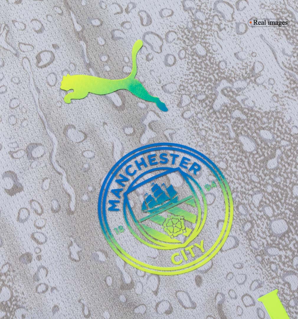Kids Manchester City Third Jersey Full Kit 2025/26