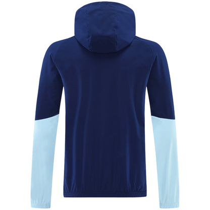Argentina Windbreaker Hoodie Jacket Navy 2026