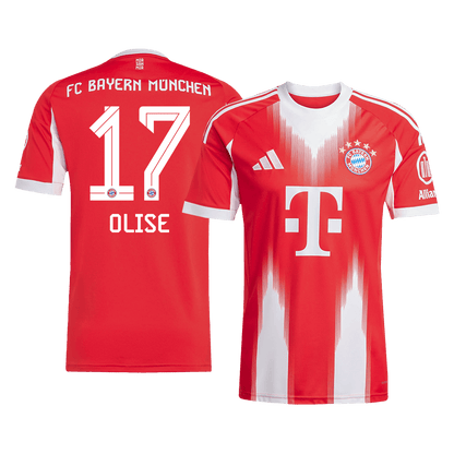 OLISE #17 Bayern Munich Home Jersey 2025/26 - [Super Replica]