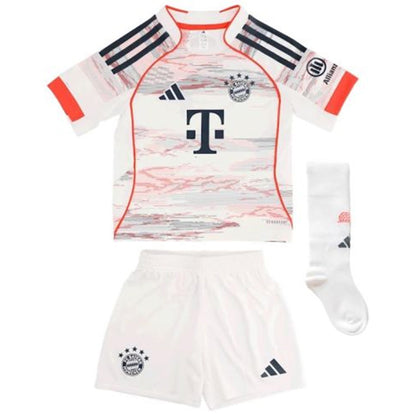 Kids Bayern Munich Away Jersey Full Kit 2025/26