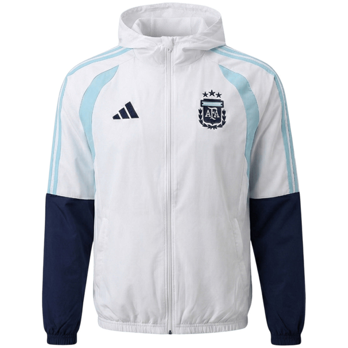 Argentina Windbreaker Hoodie Kit(Top+Pants) White 2026