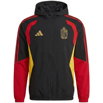 Belgium Windbreaker Hoodie Jacket Black 2026
