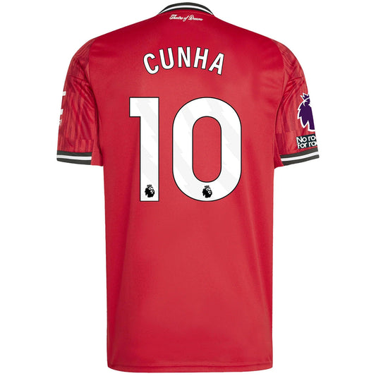 Cunha #10 Manchester United Home Jersey 2025/26 - [Super Replica]