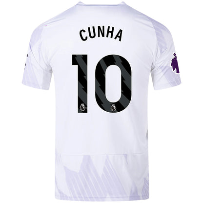 Cunha #10 Manchester United Away Jersey 2025/26