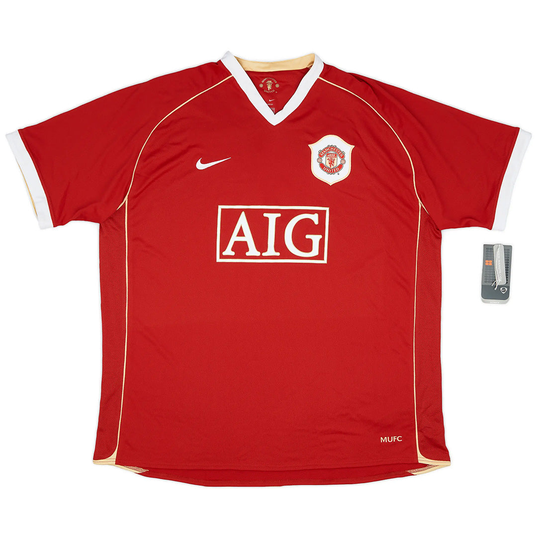 Rooney #8 Retro Manchester United Home Jersey 2006/07