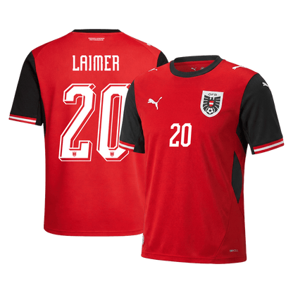 LAIMER #20 Austria Home Jersey World Cup 2026