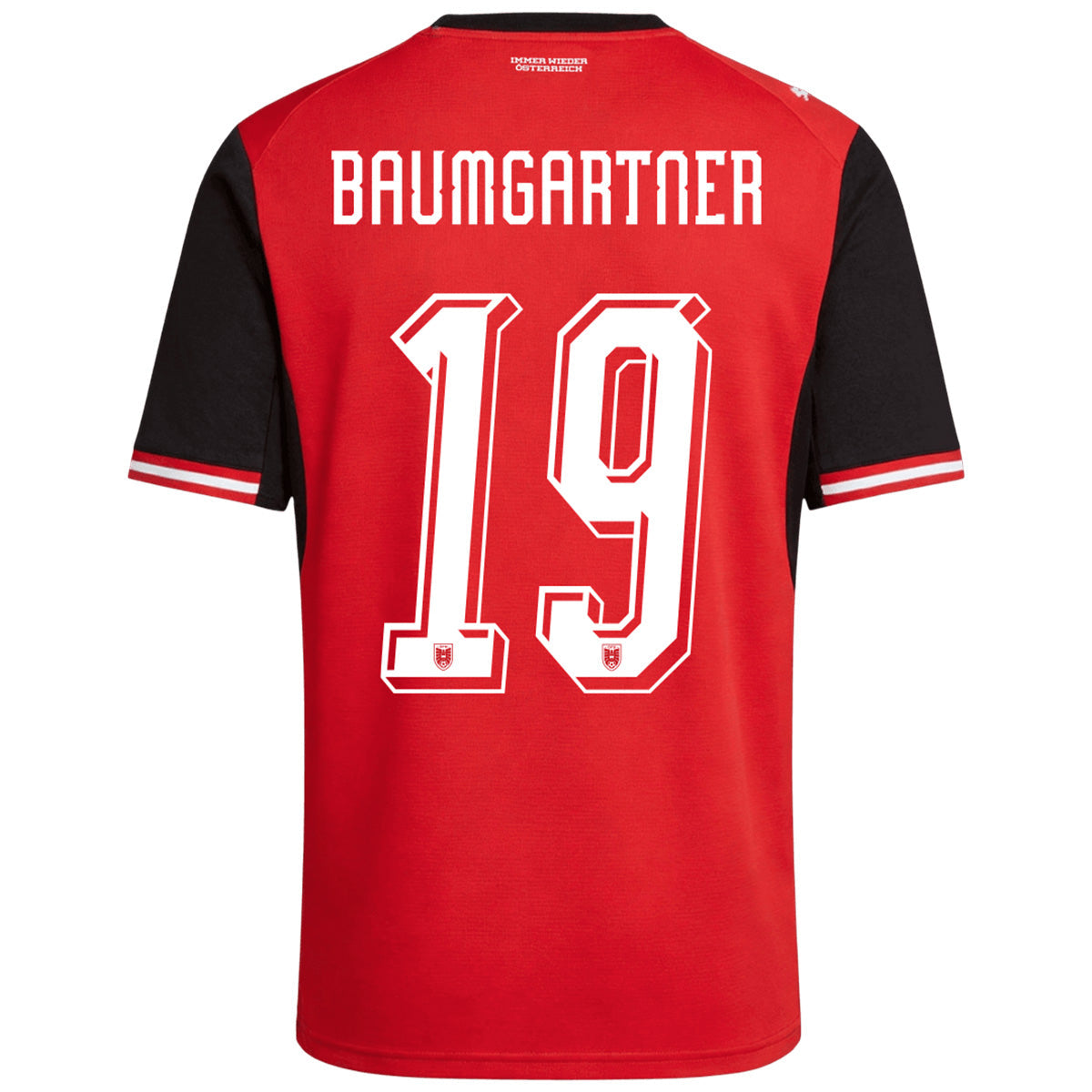 BAUMGARTNER #19 Austria Home Jersey World Cup 2026