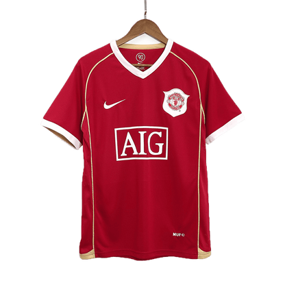 Ferdinand #5 Retro Manchester United Home Jersey 2006/07
