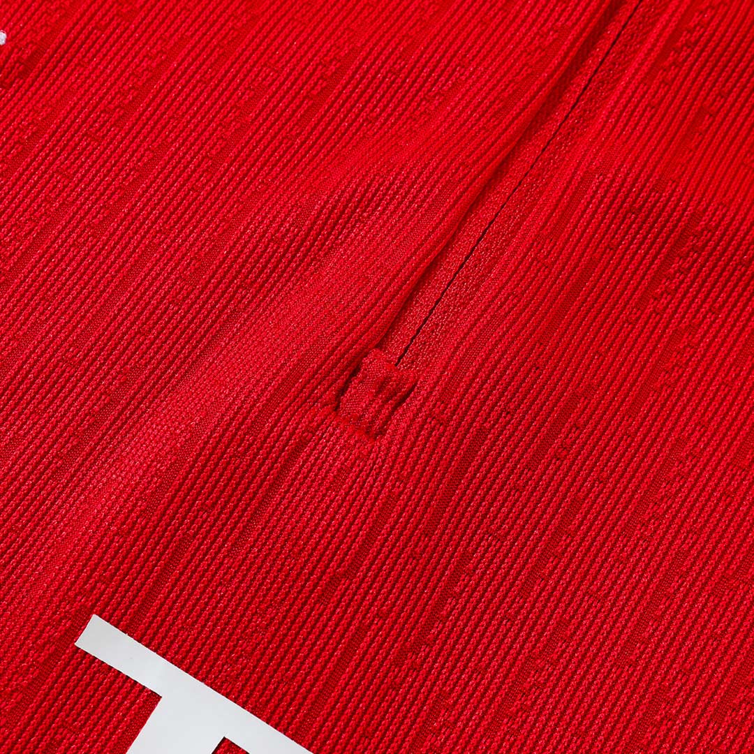Kids PSG Zipper Sweatshirt Kit(Top+Pants) Red 2025/26