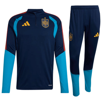 Kids Spain Zipper Sweatshirt Kit(Top+Pants) Navy 2026
