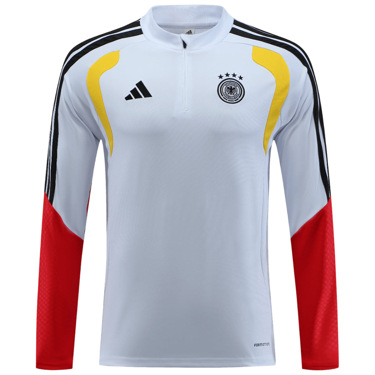Kids Germany Zipper Sweatshirt Kit(Top+Pants) White 2026