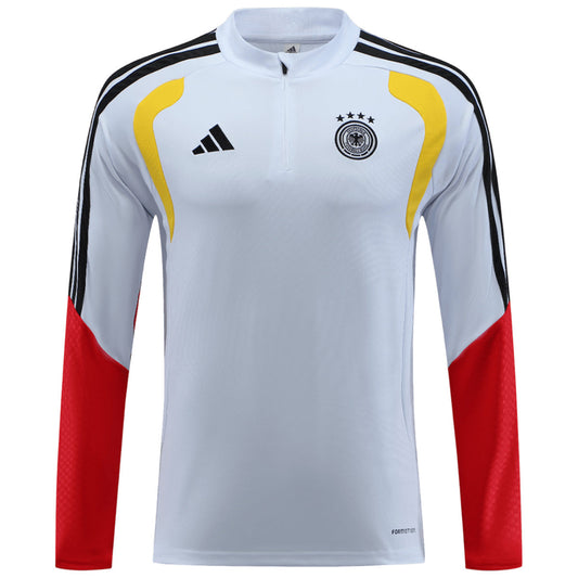 Kids Germany Zipper Sweatshirt Kit(Top+Pants) White 2026