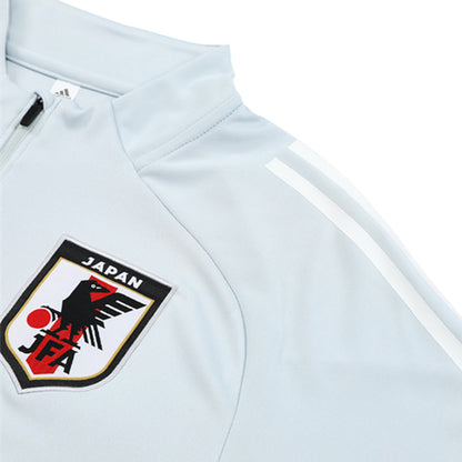 Kids Japan Zipper Sweatshirt Kit(Top+Pants) White 2026