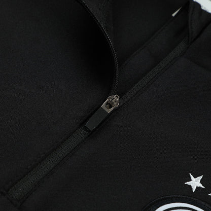 Germany Zipper Sweatshirt Kit(Top+Pants) Black 2026
