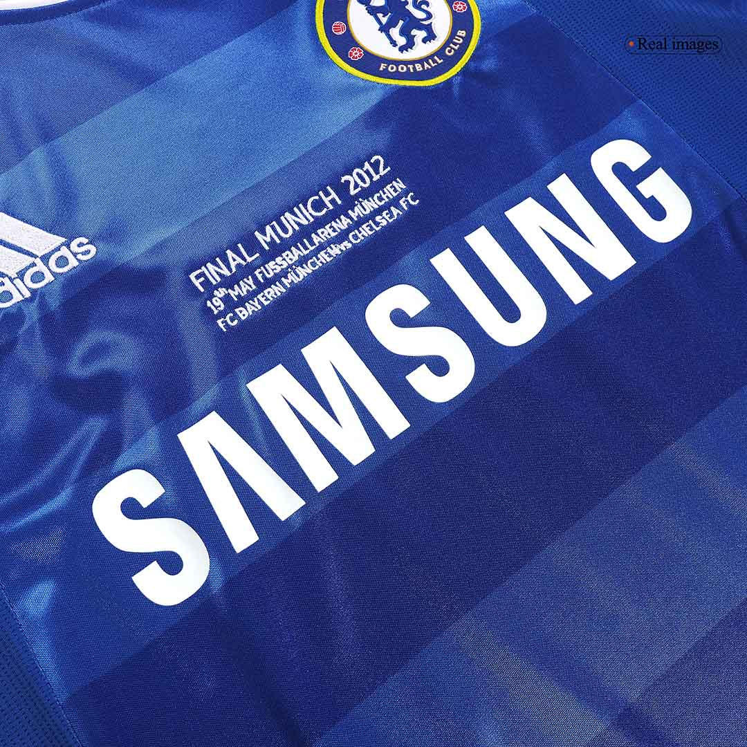 Drogba #11 Retro Chelsea UCL Final Home Jersey 2011/12