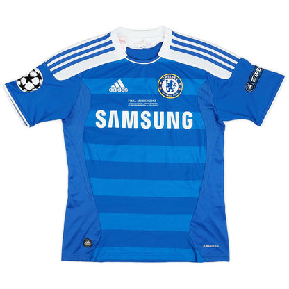 Drogba #11 Retro Chelsea UCL Final Home Jersey 2011/12