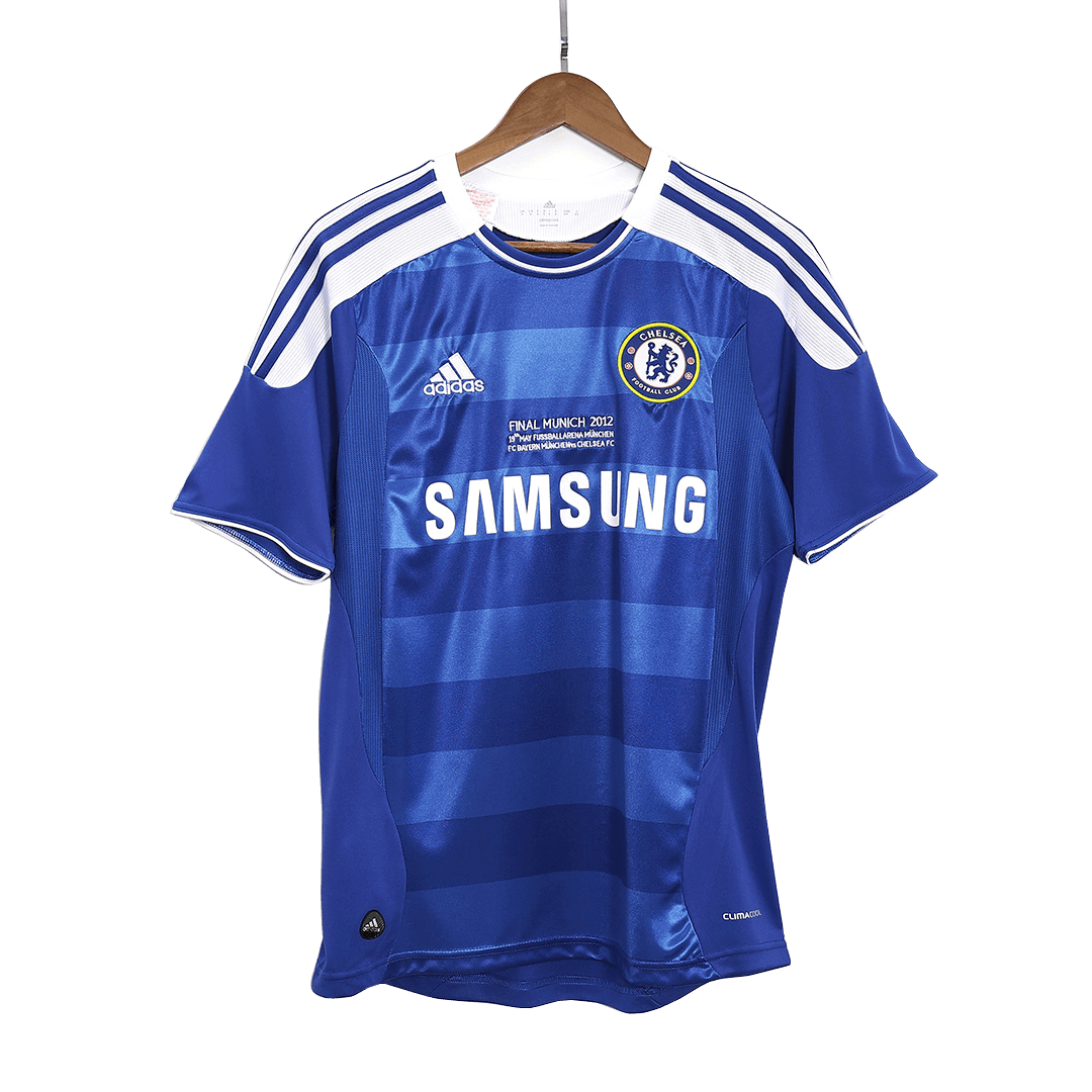 Drogba #11 Retro Chelsea UCL Final Home Jersey 2011/12
