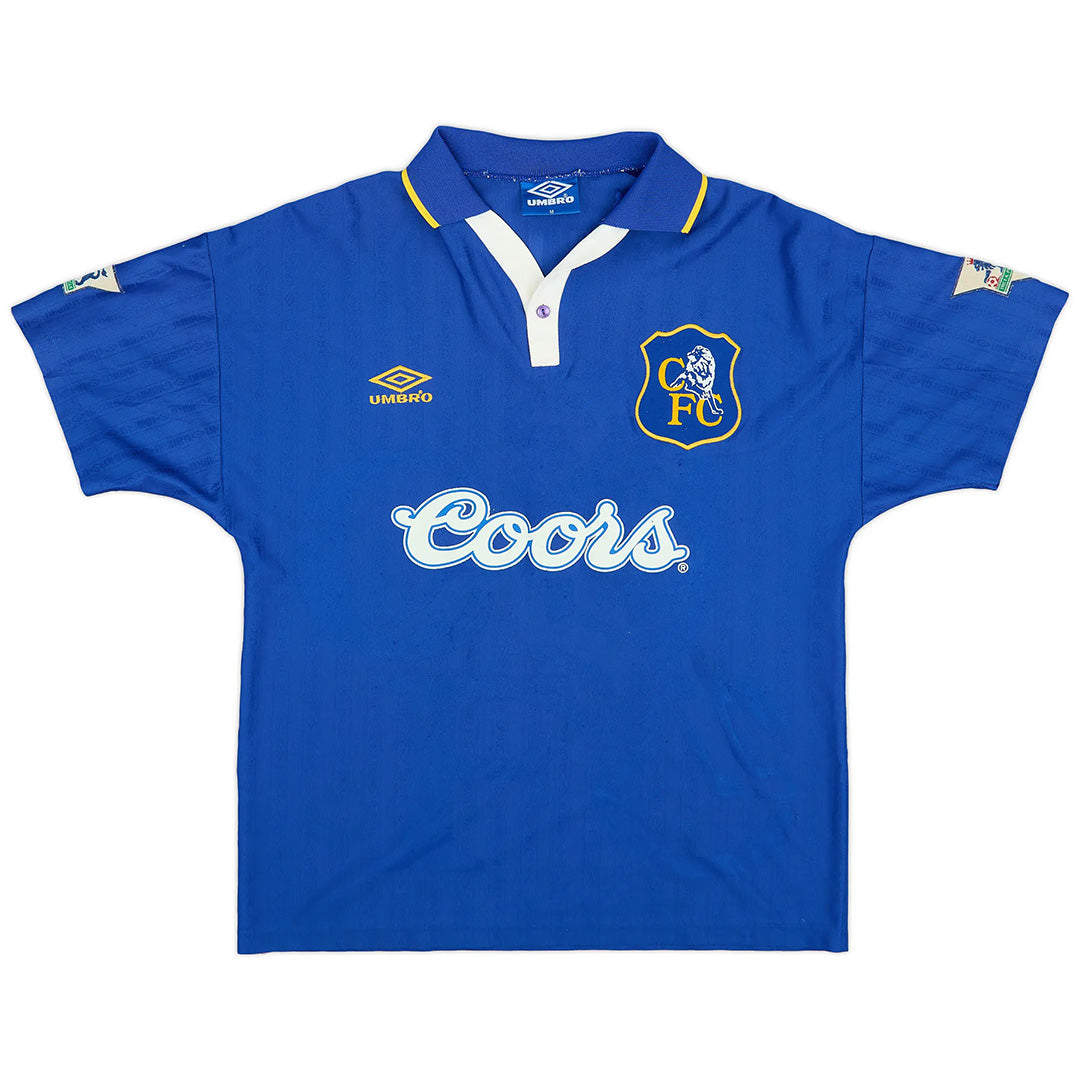 Vialli #9 Retro Chelsea Home Jersey 1995/97