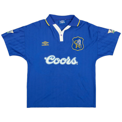 Gullit #4 Retro Chelsea Home Jersey 1995/97