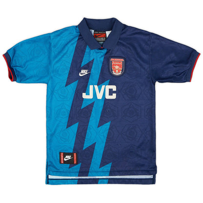 Wright #8 Retro Arsenal Away Jersey 1995/96