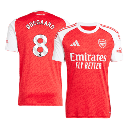 ØDEGAARD #8 Arsenal Home Jersey 2025/26 - [Super Replica]