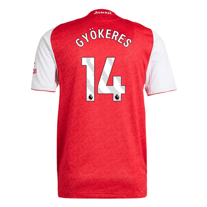 GYÖKERES #14 Arsenal Home Match Jersey Player Version 2025/26