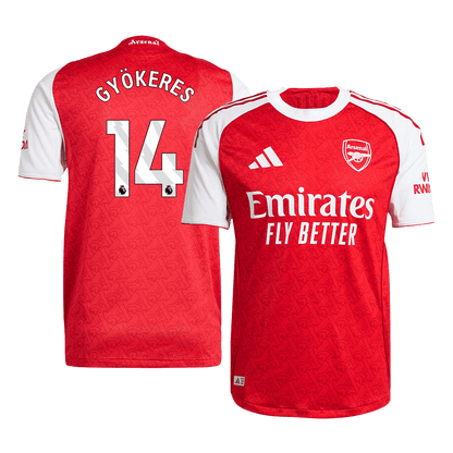 GYÖKERES #14 Arsenal Home Match Jersey Player Version 2025/26
