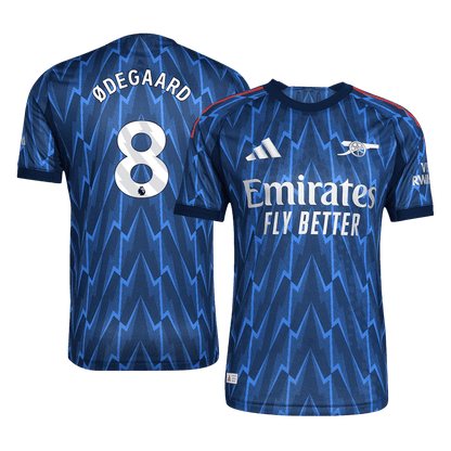 ØDEGAARD #8 Arsenal Away Match Jersey Player Version 2025/26