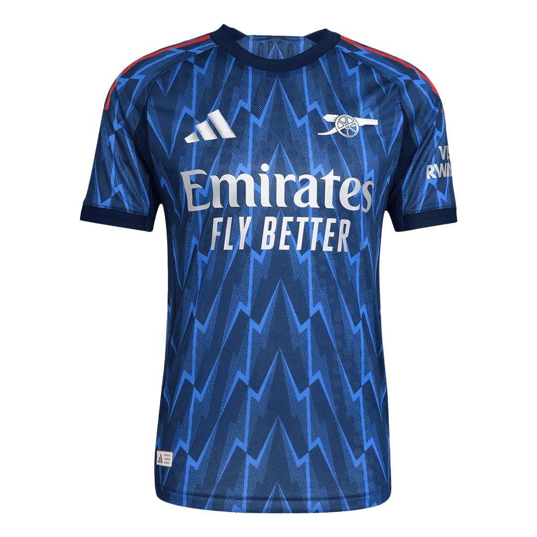 RICE #41 Arsenal Away Match Jersey Player Version 2025/26