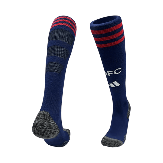 Arsenal Away Soccer Socks - Black 2025/26