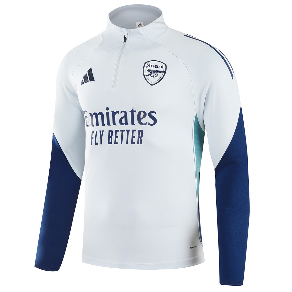 Kids Arsenal 1/4 Zipper Sweat Kit(Top+Pants) Gray 2025/26