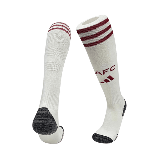 Kids Arsenal Soccer Socks - Beige 2025/26