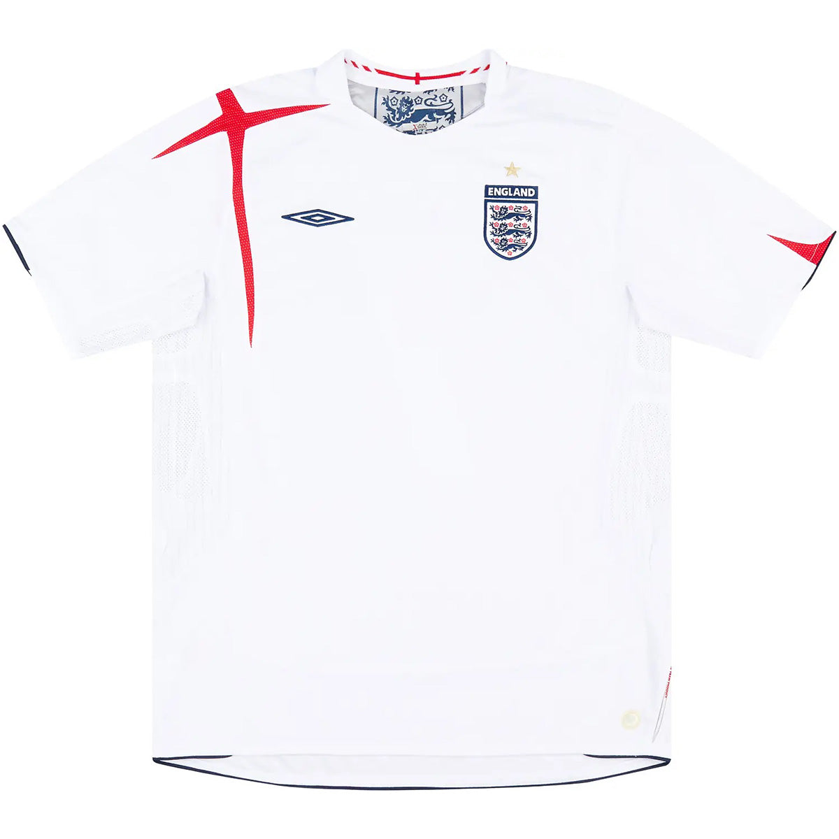 Gerrard #4 Retro England Home Jersey World Cup 2006