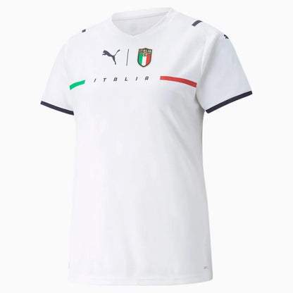 2021-22 Italy Women Away Soccer Jersey - White