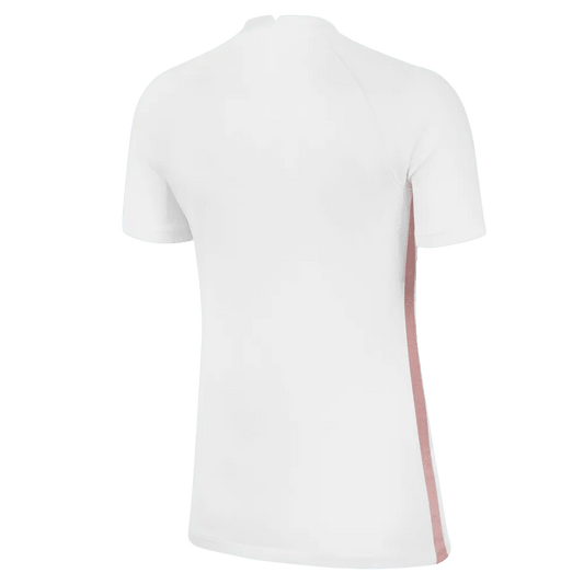 France Women's EC22 Away Soccer Jersey - White-Pink Glaze
